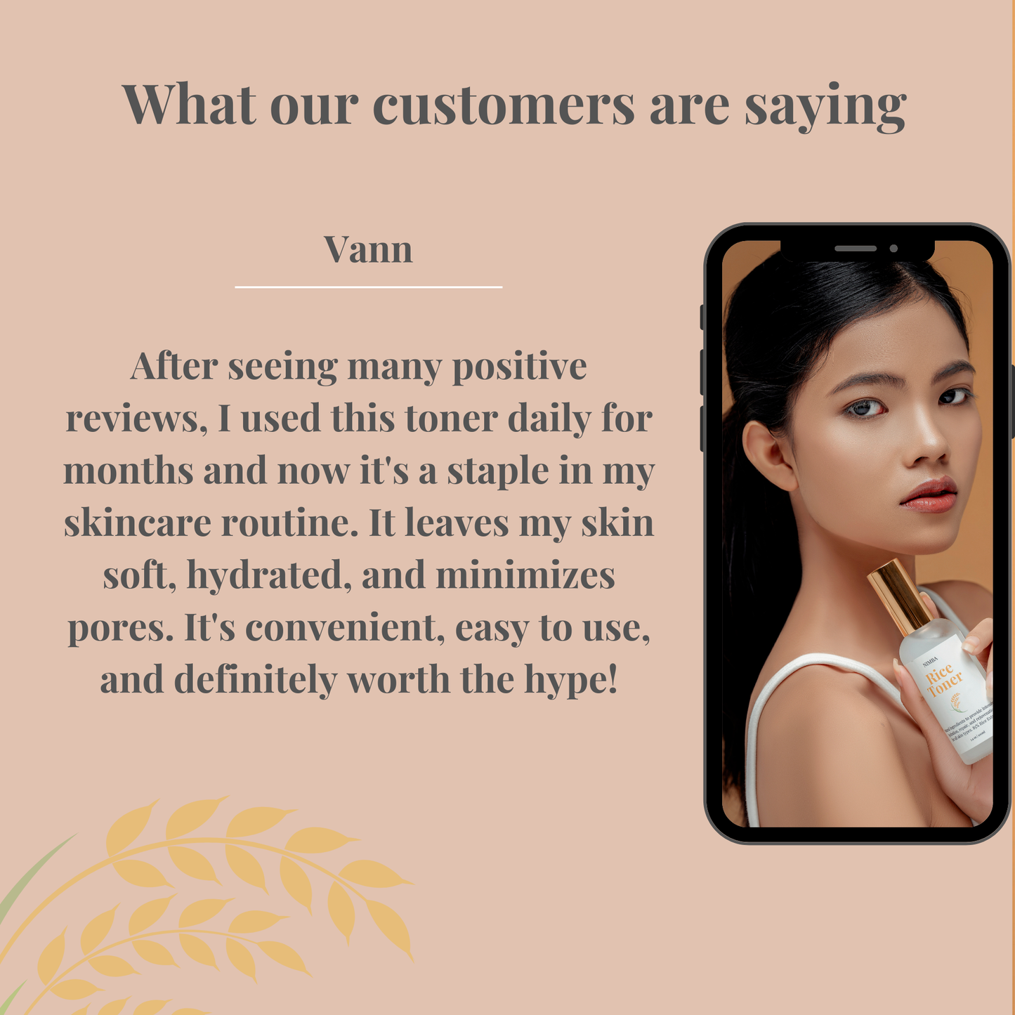 NIMBA Rice Toner