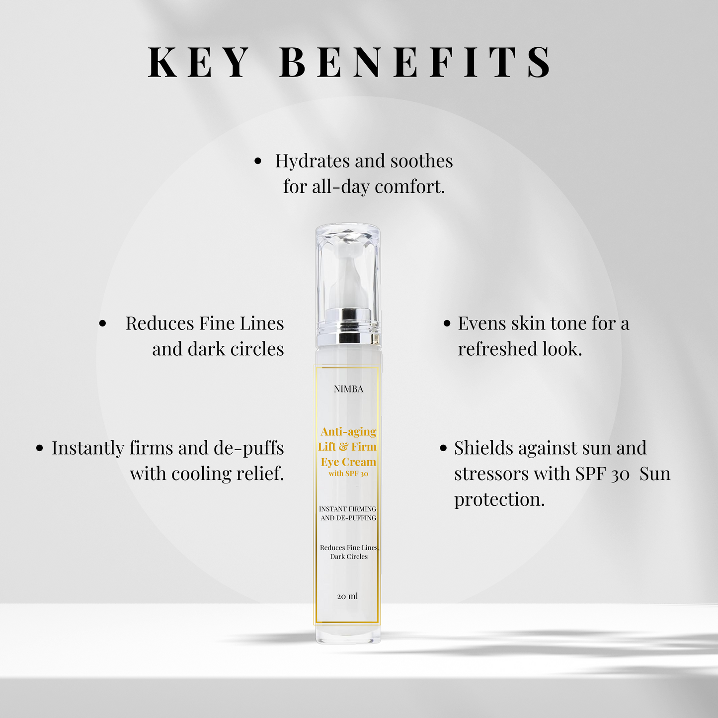 NIMBA Life and Firm Under-Eye Cream with SPF